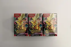 Pokemon Ascended Heroes Booster Bundle Lot of 3 SEALED - Image 1