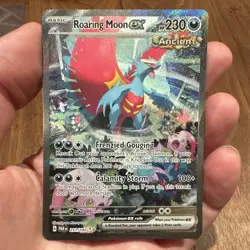 Pokemon TCG Roaring Moon ex 251/182 SIR Holo Paradox Rift Eng NM - Image 1