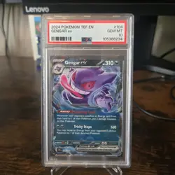 Gengar Ex 104 - Pokemon Pokemon Tef En-Temporal Forces PSA 10 - Image 1