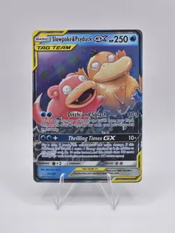 Pokemon TCG Slowpoke Psyduck GX Holo Card 35/236 MINT - Image 1