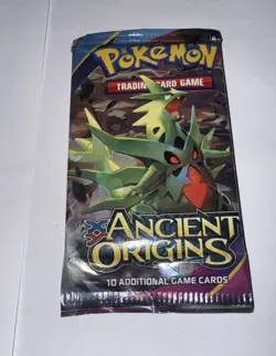 2015 Pokemon Ancient Origins Factory Sealed Booster Pack Tyranitar UNWEIGHED - Image 1