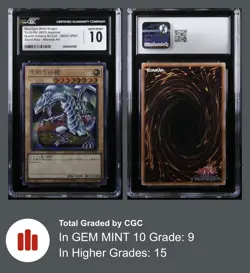 2025 YU-GI-OH! #QCAC-JP021 BLUE-EYES WHITE DRAGPN CGC 10 Alt Art - Image 3