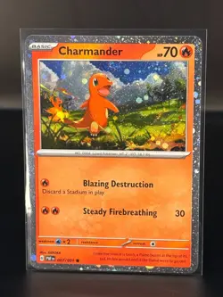 Charmander 007/091 - Cosmos Holo Promo - Paldean Fates Pokemon TCG NM/M - Image 1
