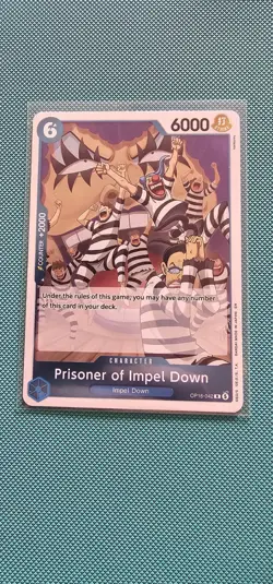 Prisoner of Impel Down OP16-042 R Rare Memorial Collection EB-01 One Piece Mint - Image 1
