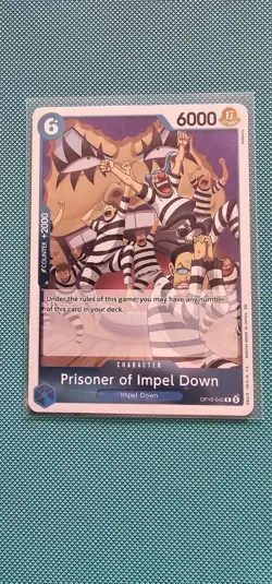 Prisoner of Impel Down OP16-042 R Rare Memorial Collection EB-01 One Piece Mint - Image 2
