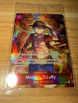 Monkey.D.Luffy (Treasure Booster Set) ST10-006 One Piece Promotion Cards Foil - Image 2