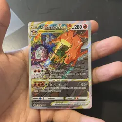 Pokemon TCG Charizard VSTAR SWSH262 Holo Black Star Promo - Image 1