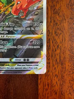 Pokemon TCG Charizard VSTAR SWSH262 Black Star Promo Holo Card NM-Mint Condition - Image 5
