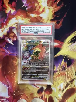 Pokemon TCG Charizard VSTAR SWSH262 Holo Black Star Promo PSA 9 - Image 1