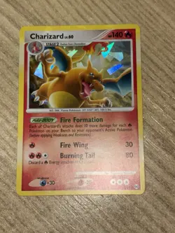 Charizard - (Cracked Ice Holo) Holo Bleed🔥 001/099 Pokemon Card VLP Condition - Image 3