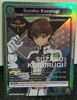 UNION ARENA - CODE GEASS -SUZAKU KURURUGI SR HOLO CARD UE04BT/CGH1-036 - Image 1