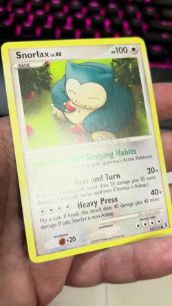 Snorlax 81/111 Rising Rivals Common Pokemon Card NM - Image 2