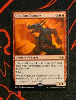 MTG Obsidian Charmaw x1 Lightly Played from Modern Horizons 2 - Image 1