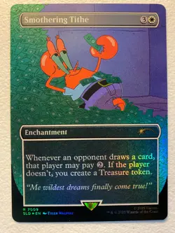 MTG 1x FOIL Smothering Tithe # 7009 Secret Lair Drop Magic the Gathering x1 NM - Image 1