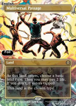 Multiversal Passage (Borderless) EN [SPM - 206] - NM [Foil] TCG MTG - Image 1