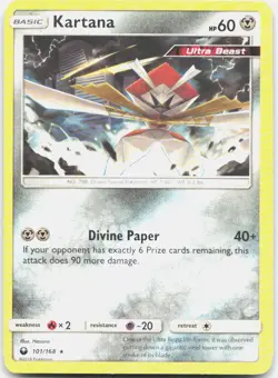 Kartana 101/168 Rare Celestial Storm Pokemon LP - Image 1
