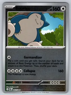 Snorlax 063/088 Common Perfect Order Pokemon Reverse Holo Near Mint - Image 1