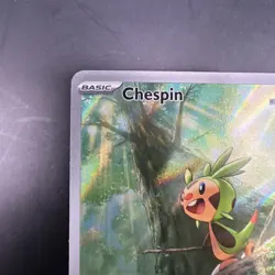 Chespin 087/086 - Mega Evolution: Chaos Rising - Pokemon TCG Illustration Rare - Image 2
