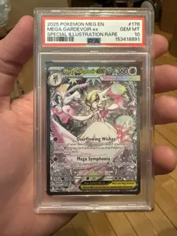 PSA 10 Mega Gardevoir ex 178/132 ME01 Mega Evolution SIR Holo English 2025 - Image 1