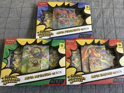 Pokemon Tcg Ascended Heroes EX box Lot Of 3 Factory Sealed - Image 1