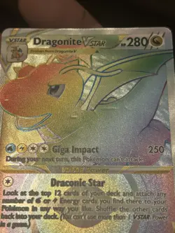 2022 Pokemon Go Full Art Dragonite VSTAR Secret Mint #081 / 078 RARE ! - Image 5