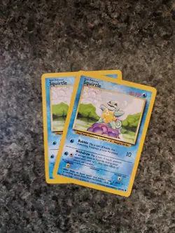 Pokemon TCG 2X Squirtle Base Set 63/102 Regular Unlimited Common p36 - Image 1