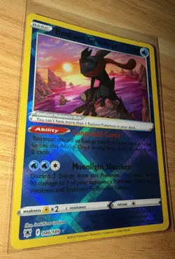 Pokemon TCG Radiant Greninja 046/189 Astral Radiance Holo Radiant Rare - Image 1