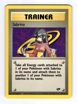 Sabrina (110) Gym Challenge #110 (2000) Rare NM Pokemon - Image 1