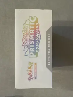 Pokemon Prismatic Evolutions ETB Elite Trainer Box Sealed New in Hand - Image 5