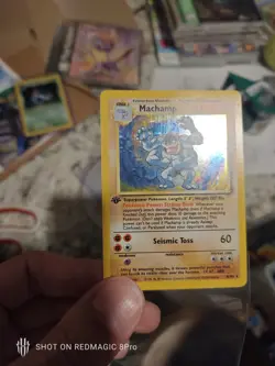 Machamp Base Set 1st Edition Great Condition! Pokemon - Image 1