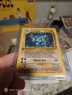 Machamp Base Set 1st Edition Great Condition! Pokemon - Image 4