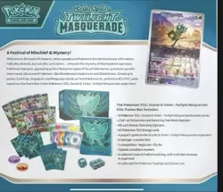 Pokemon Scarlet and Violet SV6 Twilight Masquerade Elite Trainer Box - Image 2