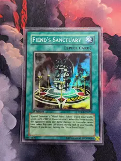 YuGiOh Fiend's Sanctuary Super Rare 1st Edition DPKB-EN035 - Image 1