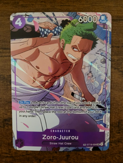 One Piece OP09 Emperors In The New World Zoro-Juuro ST18-004 Treasure Rare - Image 1