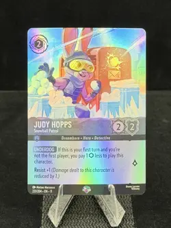 Disney Lorcana-Winterspell-Judy Hopps-Snowball Patrol-#221-Epic-M/NM - Image 4