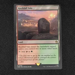 Rockfall Vale 298 Rare Universes Beyond: Doctor Who Magic: The Gathering NM - Image 1