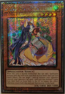 YuGiOh Fairy Tail - Luna Quarter Century Secret Rare 1st Edition RA01-EN009 - Image 1