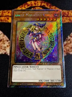 YUGIOH • DARK MAGICIAN GIRL • PLATINUM SECRET RARE • RA03-EN123 • 1st ED • NM - Image 2