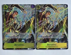 One Piece OPTCG English Borsalino EB04-058 SR* Alt x2 - NM - Image 1