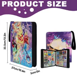 900 Cards Trading Card Binder Cards Holder Album Collector for Pokemon - Image 2