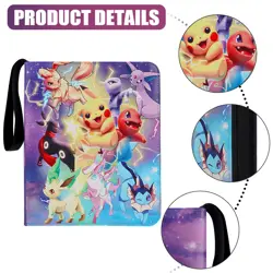 900 Cards Trading Card Binder Cards Holder Album Collector for Pokemon - Image 3
