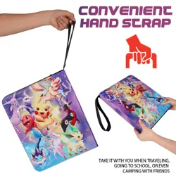900 Cards Trading Card Binder Cards Holder Album Collector for Pokemon - Image 4