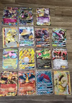 Lot of 15 JUMBO Pokemon Cards TCG Charizard, Raichu, Snorlax Mewtwo Trade Card - Image 1