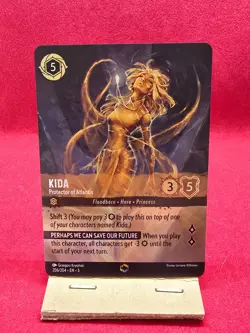 Disney Lorcana Kida - Protector of Atlantis (V.2) 206/204 Into the Inklands - NM - Image 1