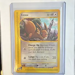 Eevee 75/147 E-Card Aquapolis Non Holo - Image 3