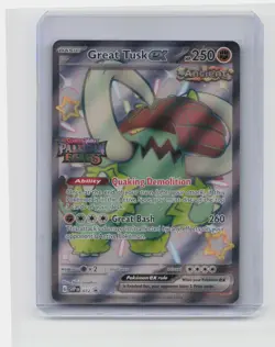 Great Tusk ex - (Paldean Fates Stamped) Promo Miscellaneous Cards & Products 072 - Image 1