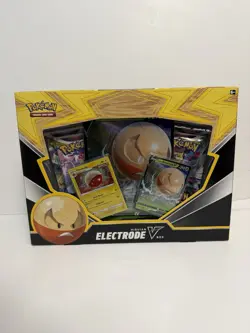 Pokemon TCG Hisuian Electrode V Card Box - 42 Cards SEALED 820650851216 - Image 1