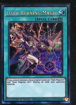 Dark Burning Magic - LDK2 ENS05 - Prismatic Secret Rare Limited Edition Yugioh - Image 1