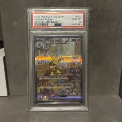 PSA 10 Alakazam ex SAR 203/165 SV2a Pokemon Card 151 Japanese 2023 Gem Mint - Image 1