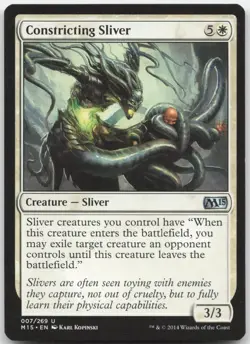Constricting Sliver - Magic 2015 (M15) - Uncommon - Magic: The Gathering - Image 1